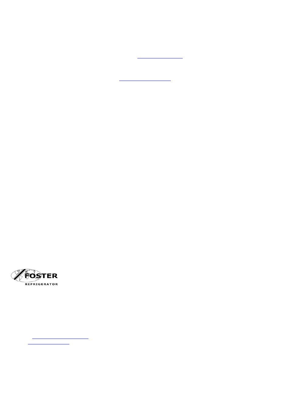 Foster RBC20-60 User Manual | Page 32 / 32