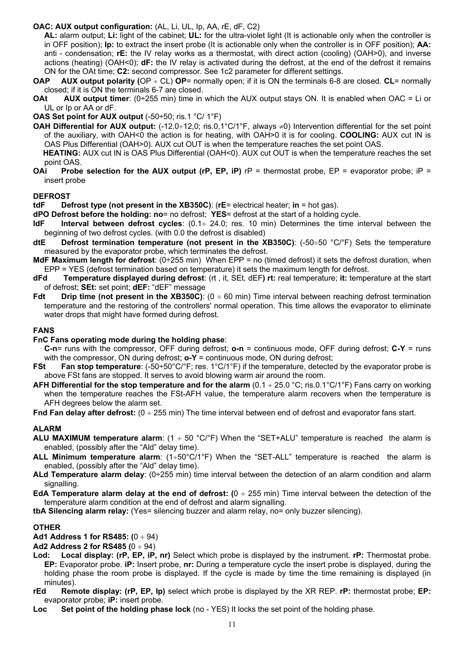 Foster QC 11 User Manual | Page 12 / 19