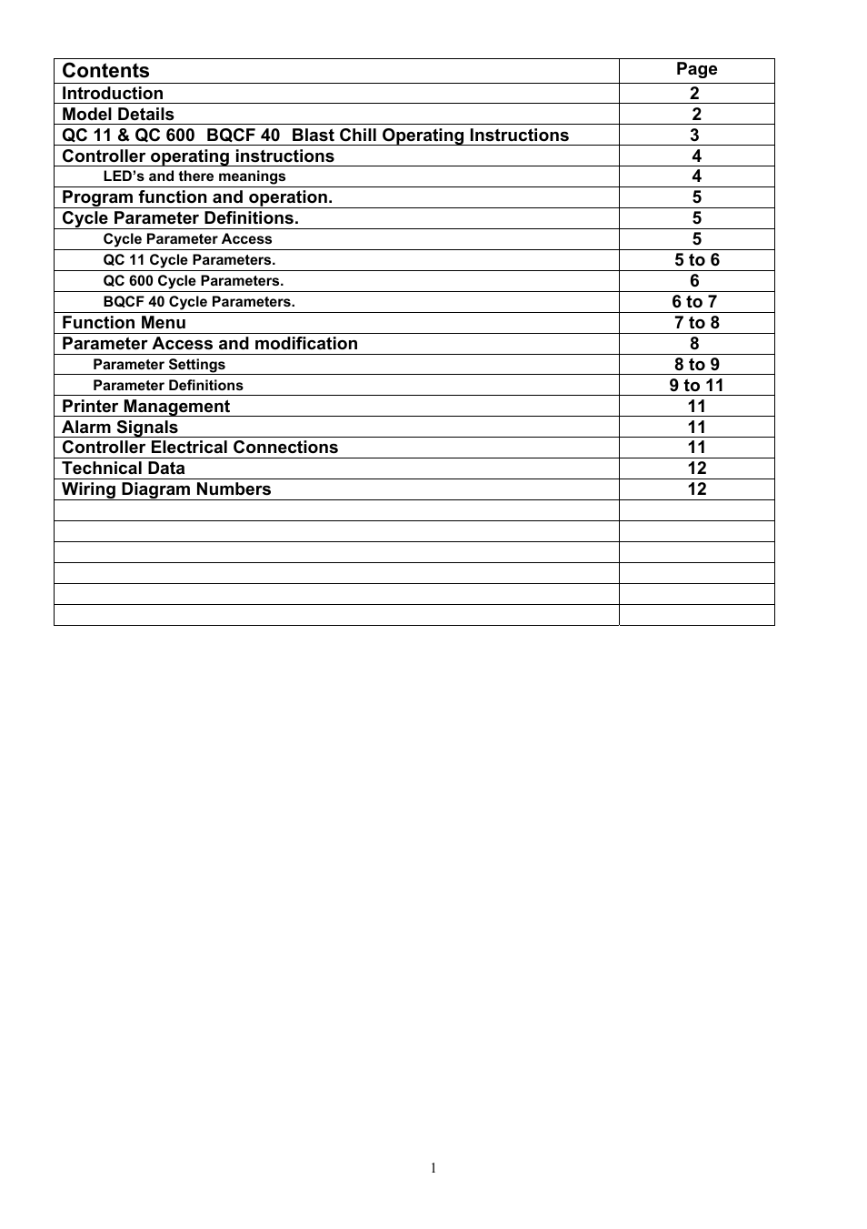 Foster QC 11 User Manual | Page 2 / 19