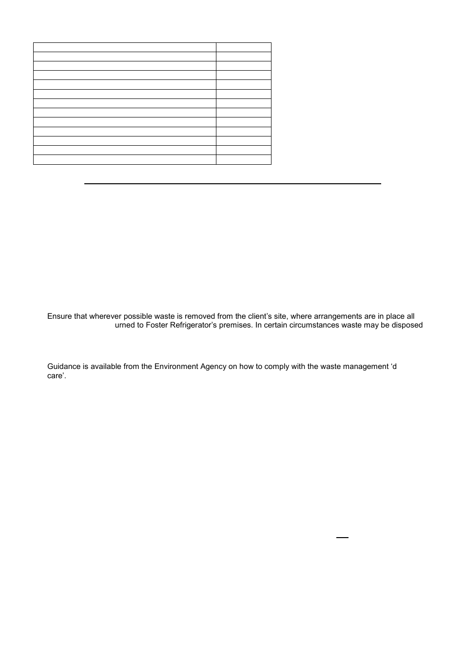 Disposal requirements | Foster FHG 3L User Manual | Page 2 / 17