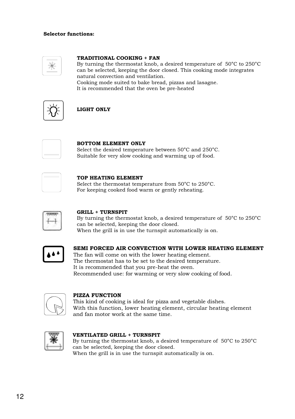 Foster Built-in-oven 7120 043 User Manual | Page 13 / 39