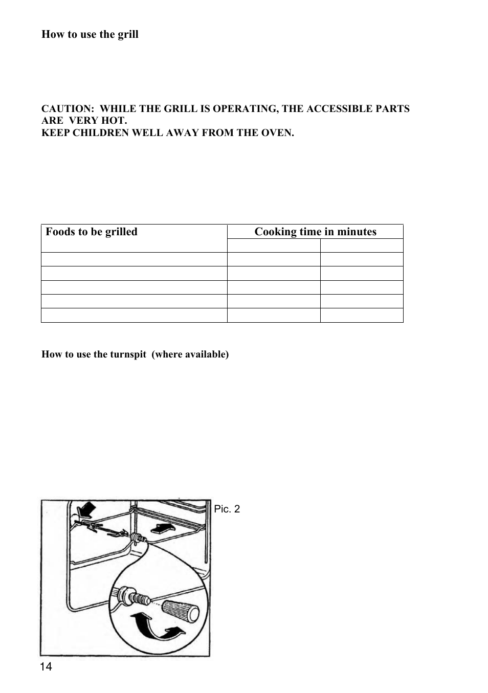 Foster Built-in-oven 7120 043 User Manual | Page 15 / 39
