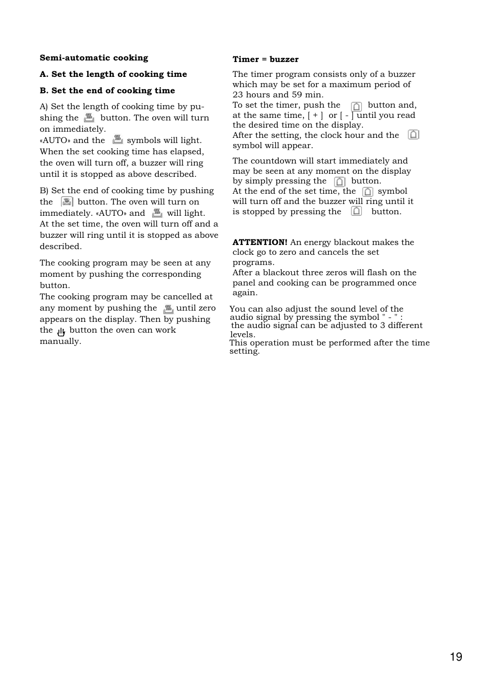 Foster Built-in-oven 7120 043 User Manual | Page 20 / 39