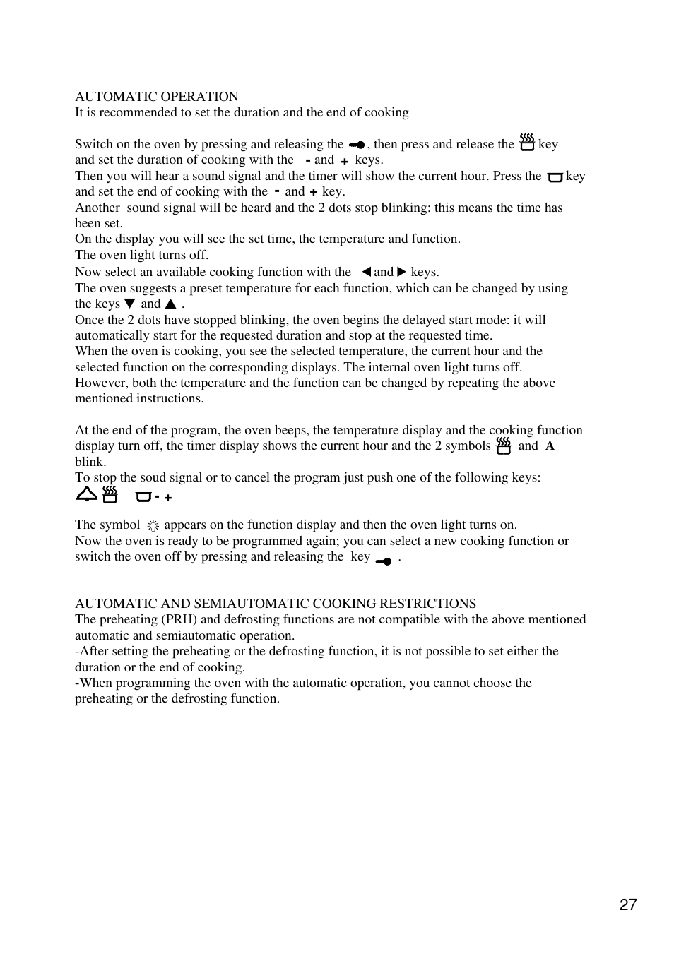 Foster Built-in-oven 7120 043 User Manual | Page 28 / 39