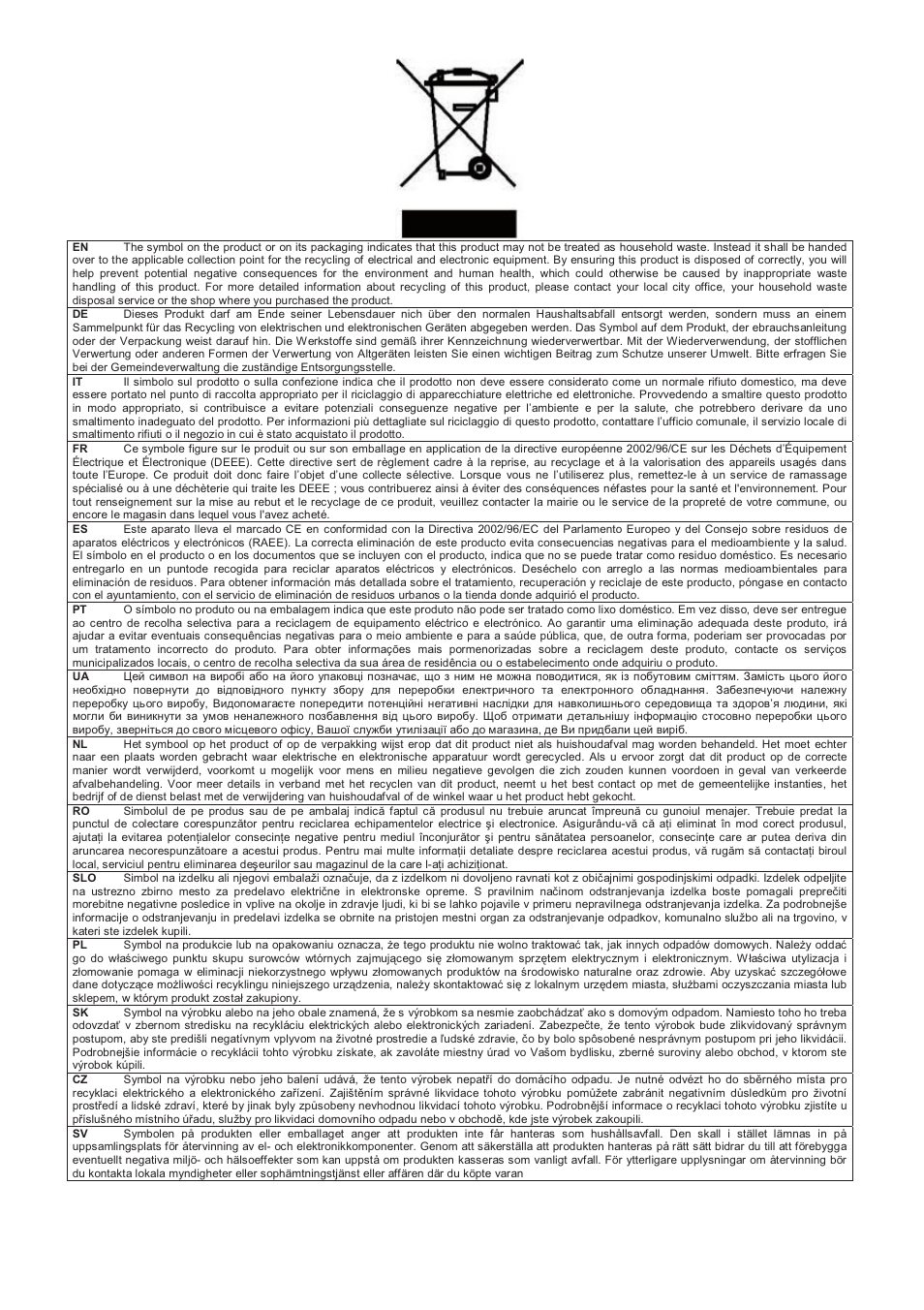 Foster Built-In Oven 7123040 User Manual | Page 2 / 18