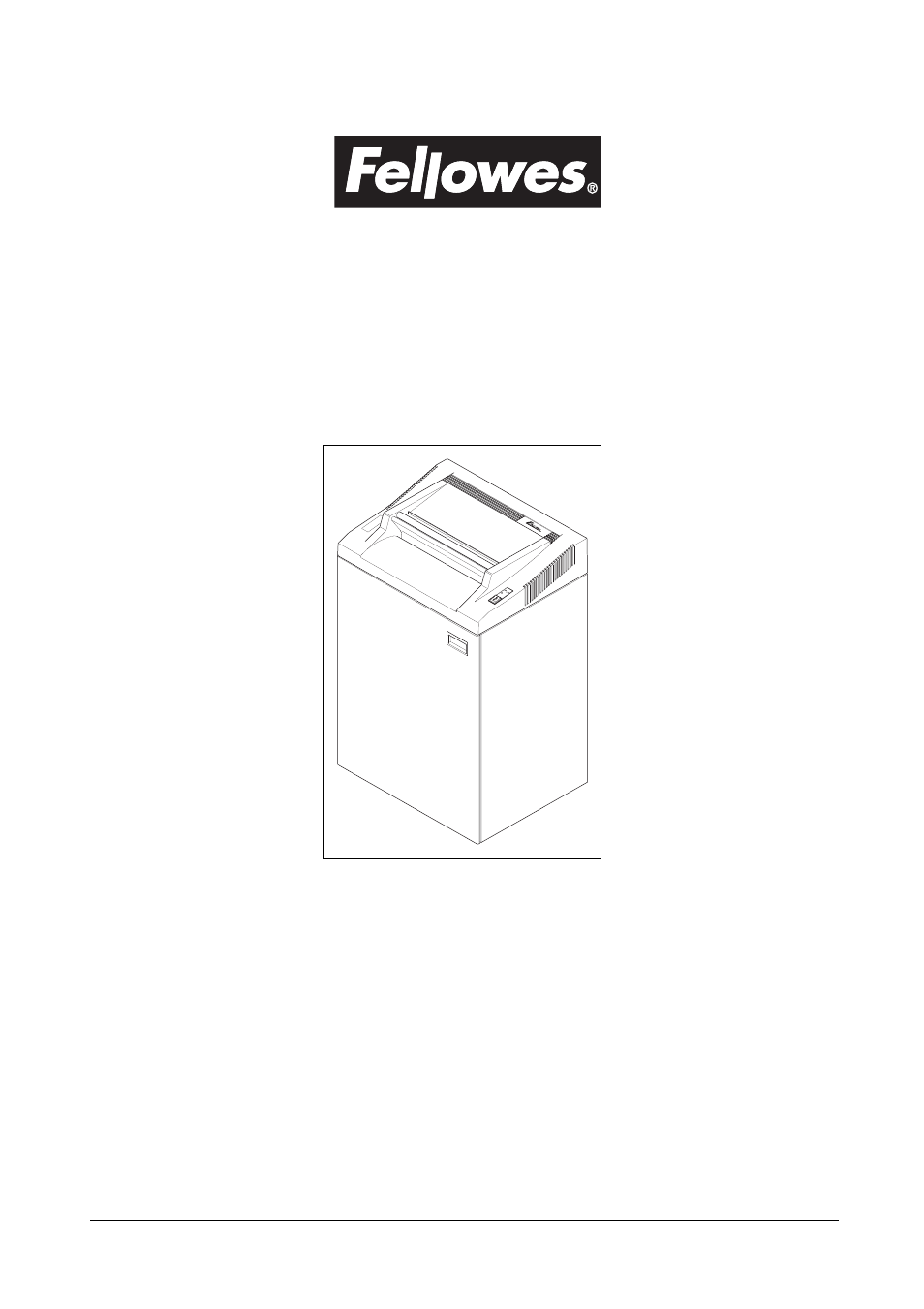 FELLOWES POWERSHRED 480 User Manual | 8 pages