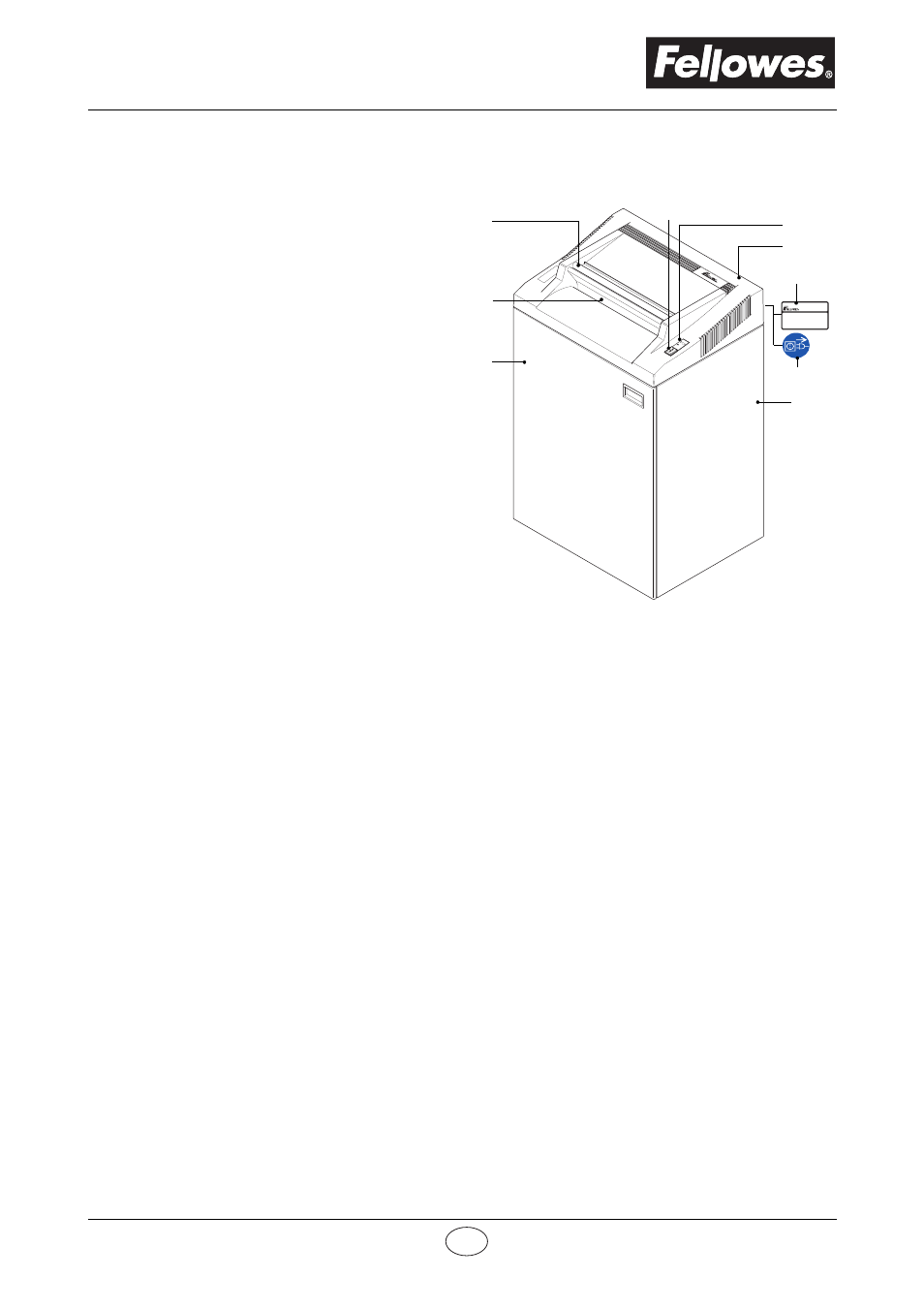 Important safety instructions, Parts identification | FELLOWES POWERSHRED 480 User Manual | Page 4 / 8