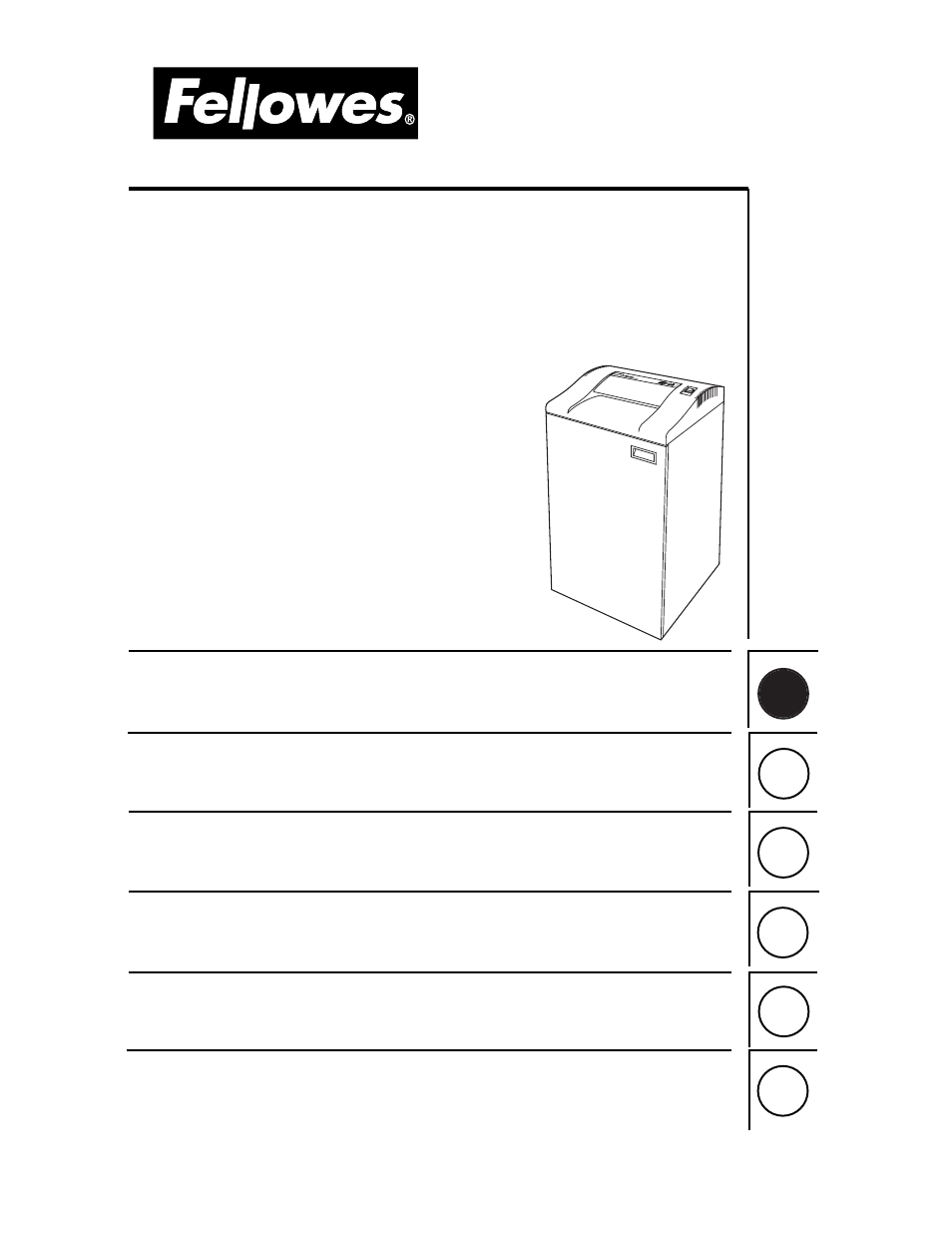 FELLOWES 280 User Manual | 11 pages