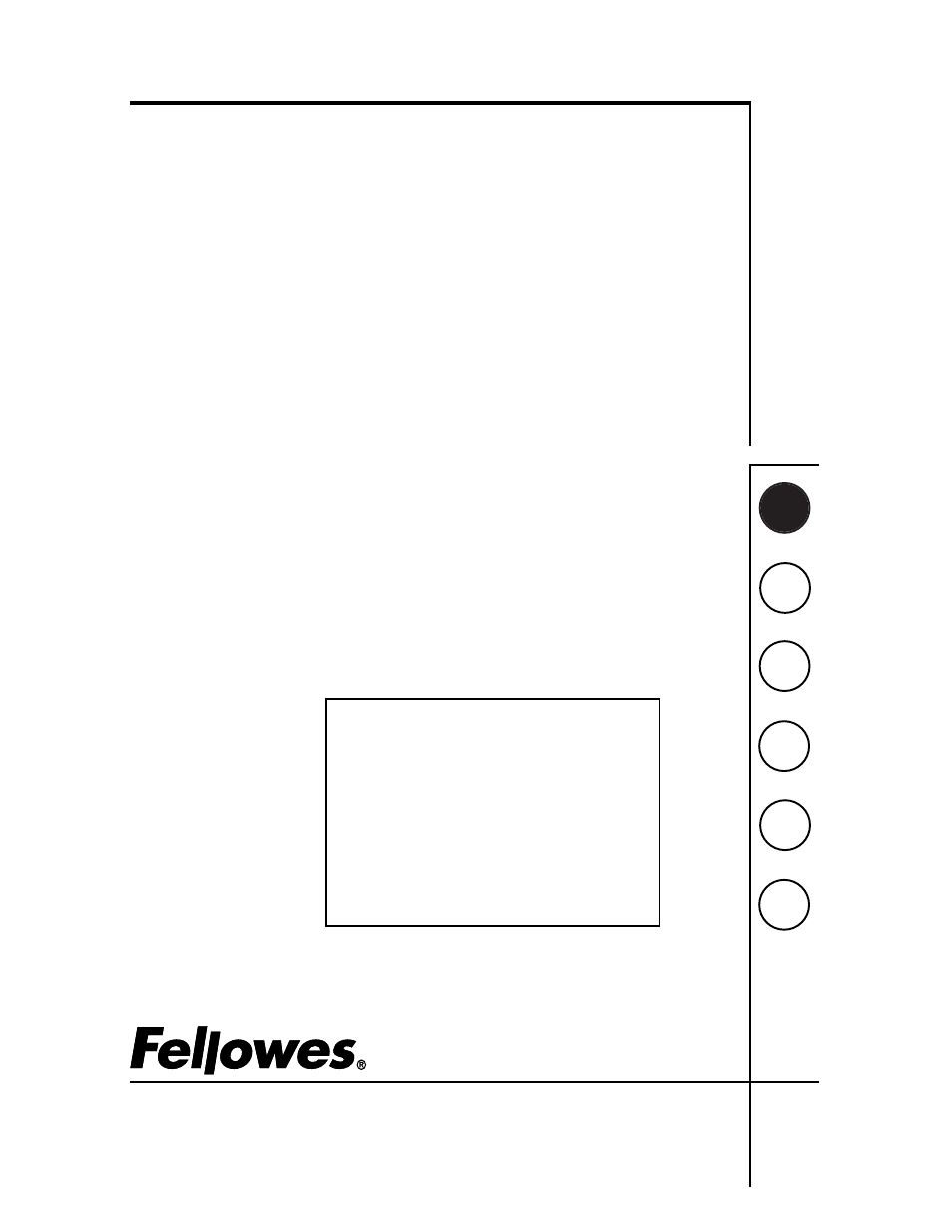 Contact for service | FELLOWES 280 User Manual | Page 11 / 11