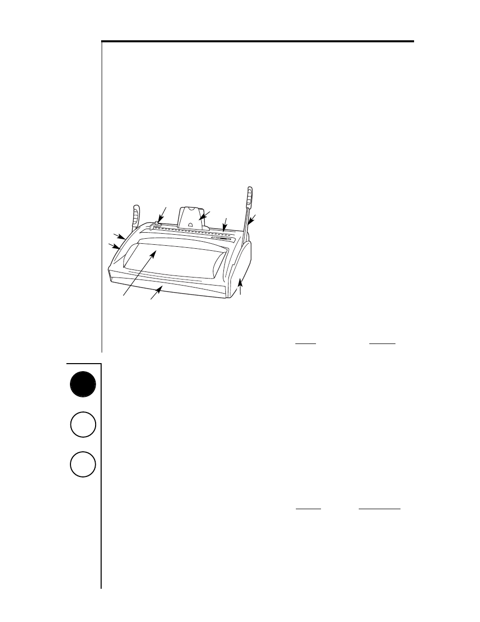 Equipment parts, Assembly, Using the punching machine | Ab c, Adjusting the punch, Determining coil size, Choice of coil, Adjustment margin depth selector | FELLOWES PC 200 User Manual | Page 2 / 4