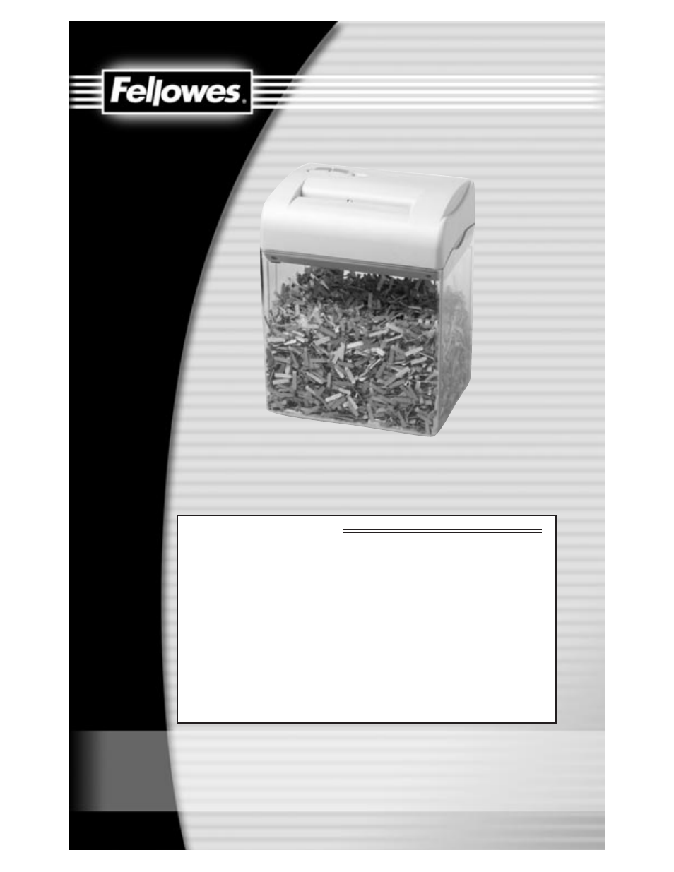 FELLOWES Shredmate User Manual | 4 pages