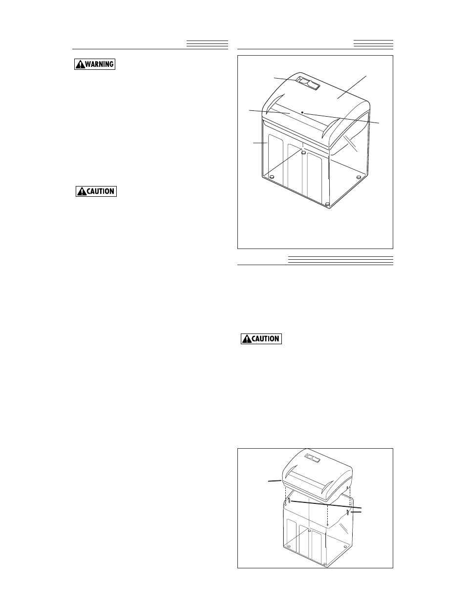 Important safeguards, Parts of the shredder assembly | FELLOWES Shredmate User Manual | Page 2 / 4