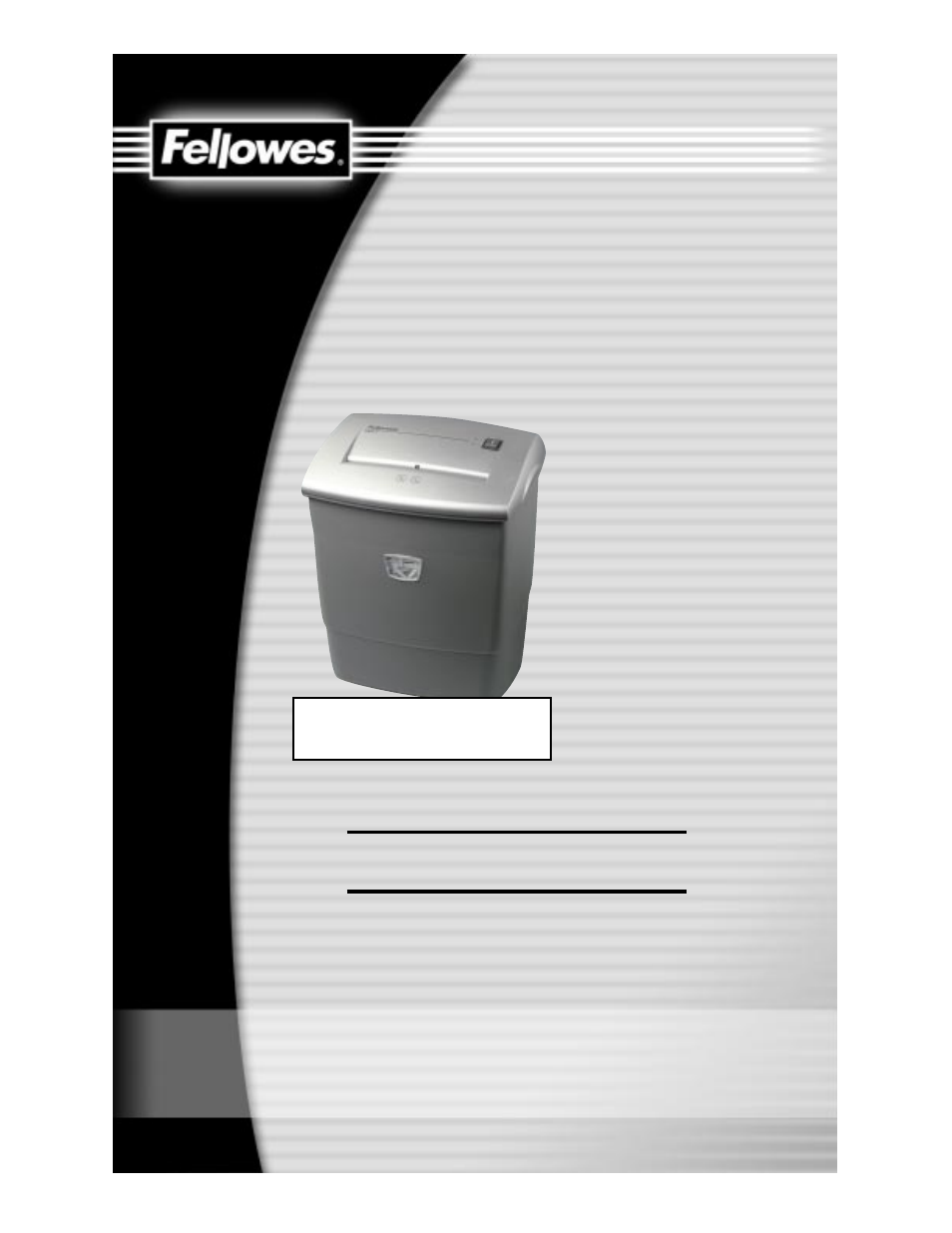 FELLOWES PS60C-2 User Manual | 6 pages