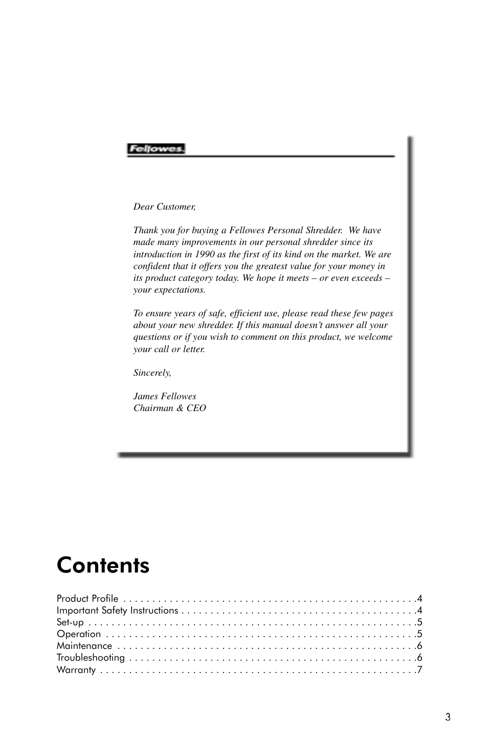 FELLOWES T440C User Manual | Page 3 / 8