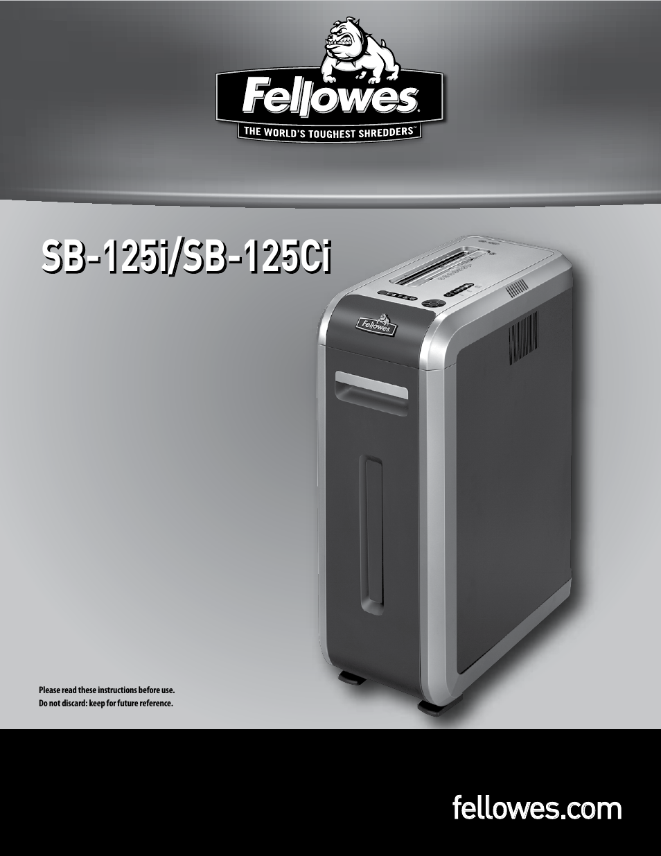 FELLOWES SB-125Ci User Manual | Page 2 / 4