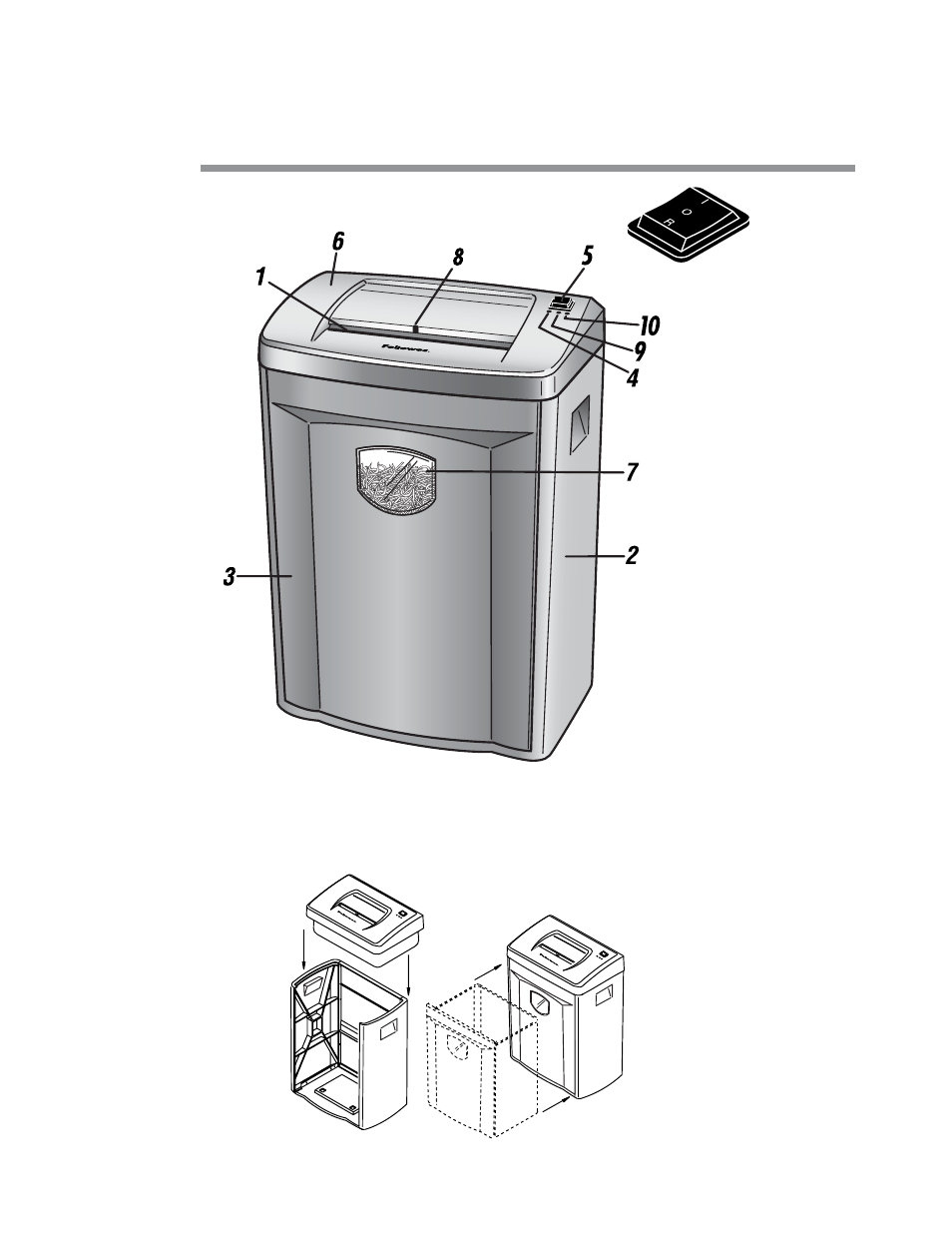 FELLOWES DM8C User Manual | Page 2 / 21