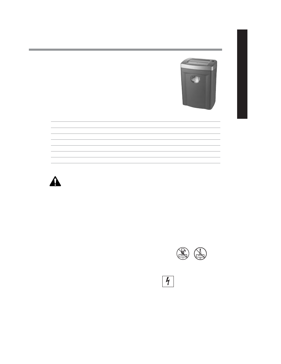 Product profile, Important safety instructions, English | Read all instructions before using | FELLOWES DM8C User Manual | Page 4 / 21