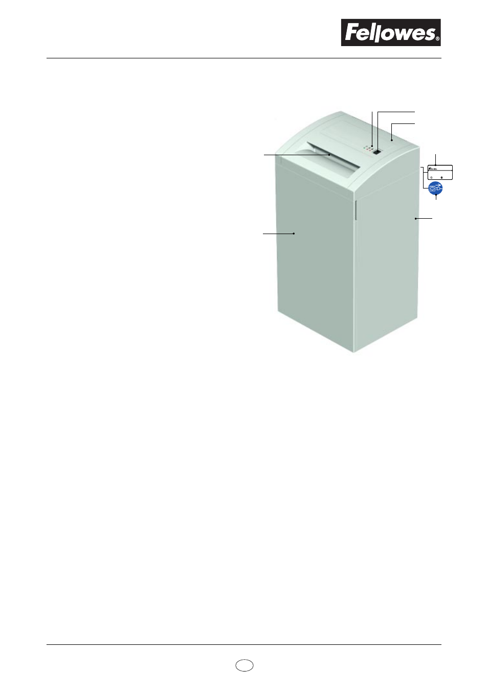 Important safety instructions, Parts identification | FELLOWES 420HS User Manual | Page 4 / 8