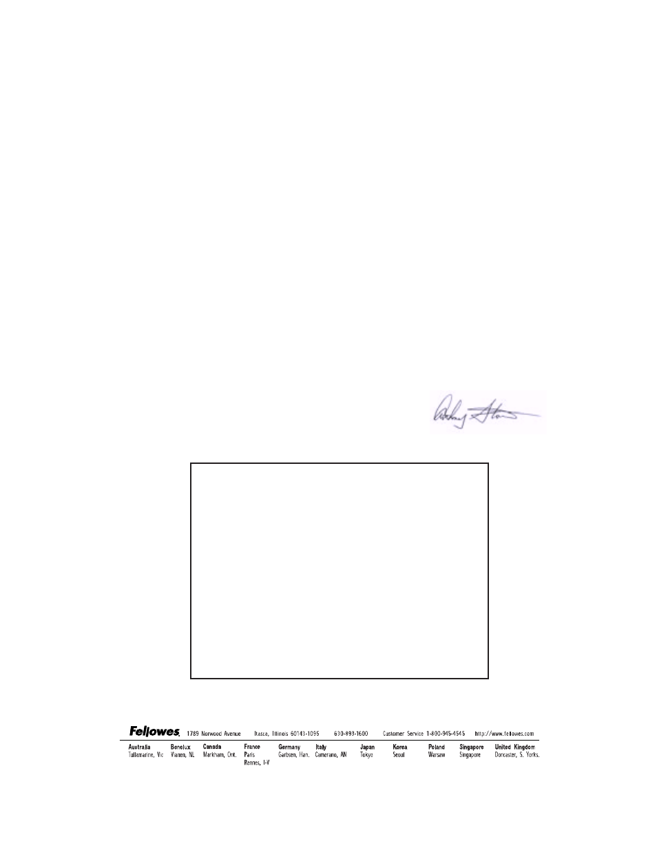 FELLOWES 220-2 User Manual | Page 9 / 9