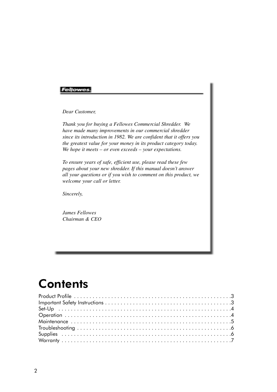FELLOWES 320-2 User Manual | Page 3 / 21