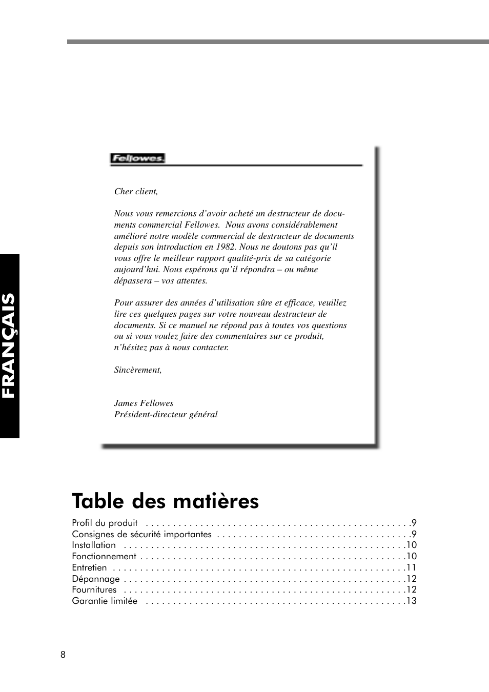 FELLOWES 320-2 User Manual | Page 9 / 21