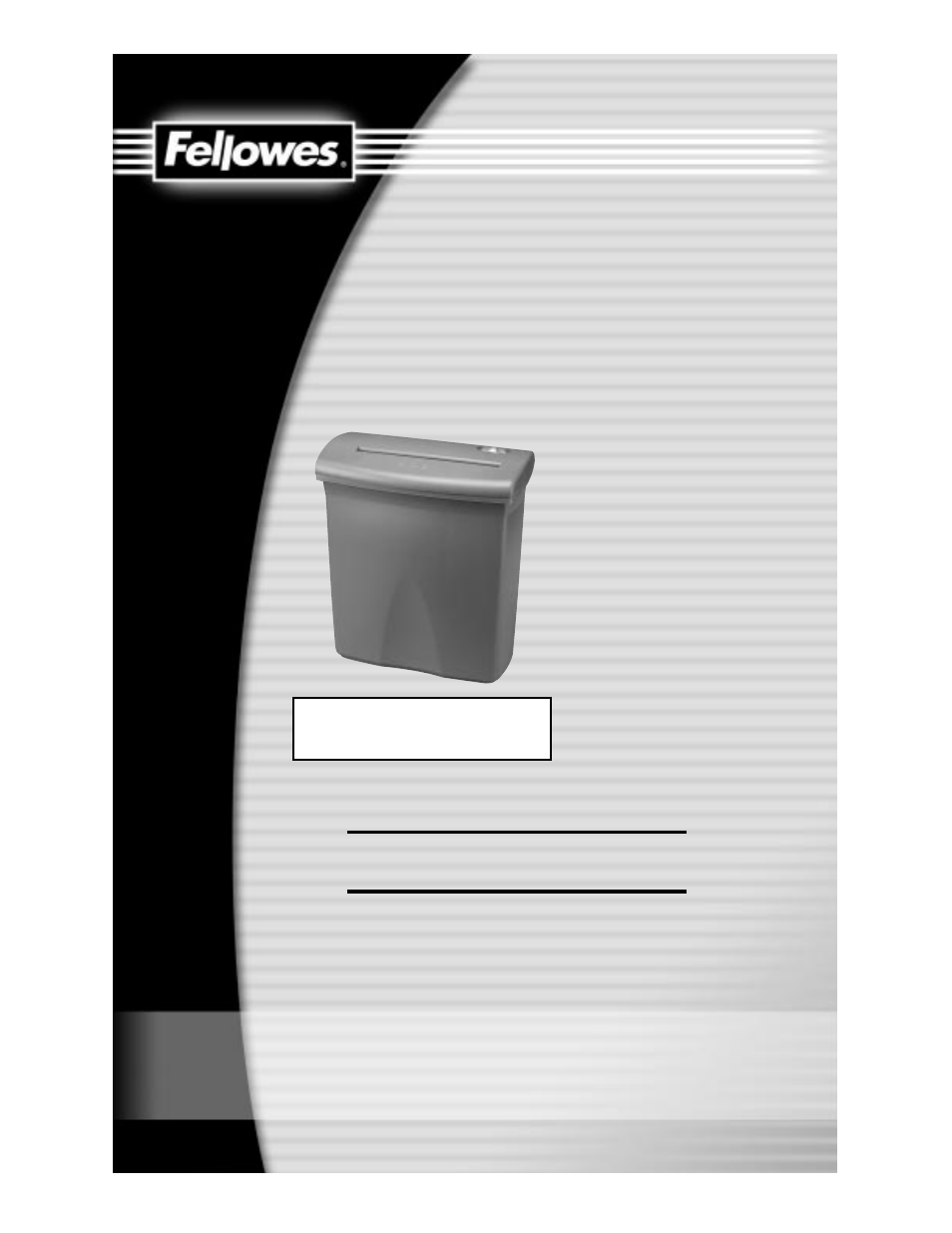 FELLOWES S40C-2 User Manual | 6 pages