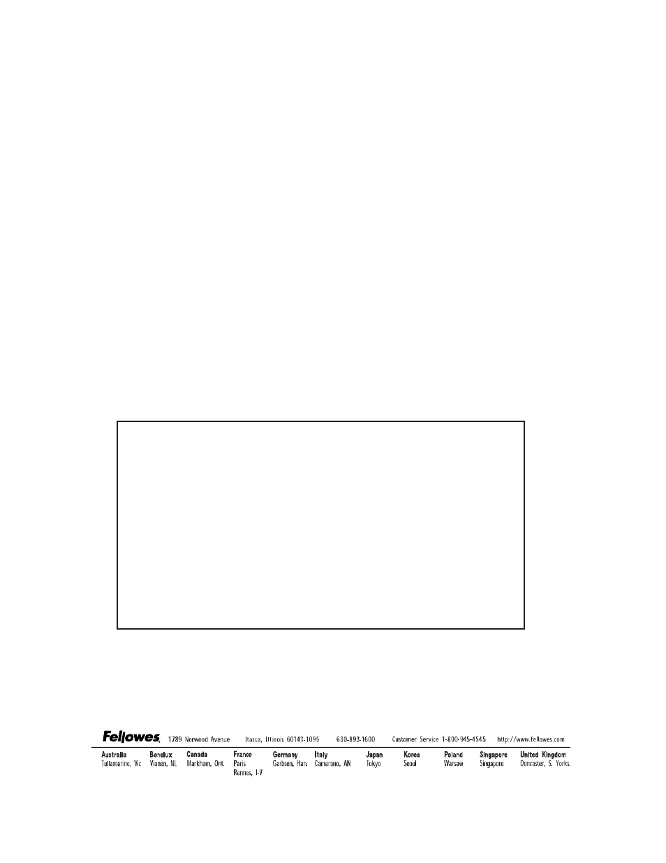 FELLOWES PS70-2 User Manual | Page 8 / 8