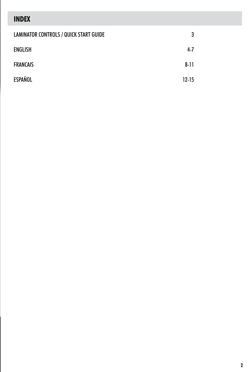 FELLOWES Helios 30TM User Manual | Page 2 / 8