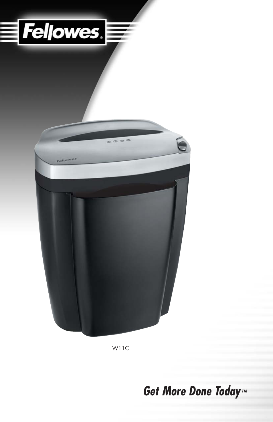 FELLOWES W11C User Manual | 8 pages