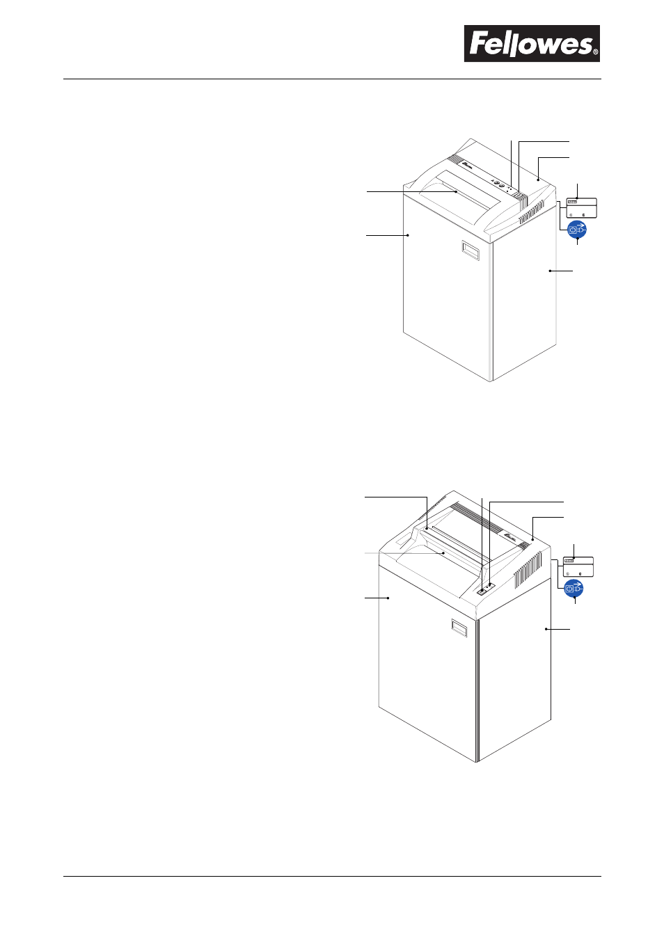 Important safety instructions, Parts identification | FELLOWES 320 User Manual | Page 4 / 8