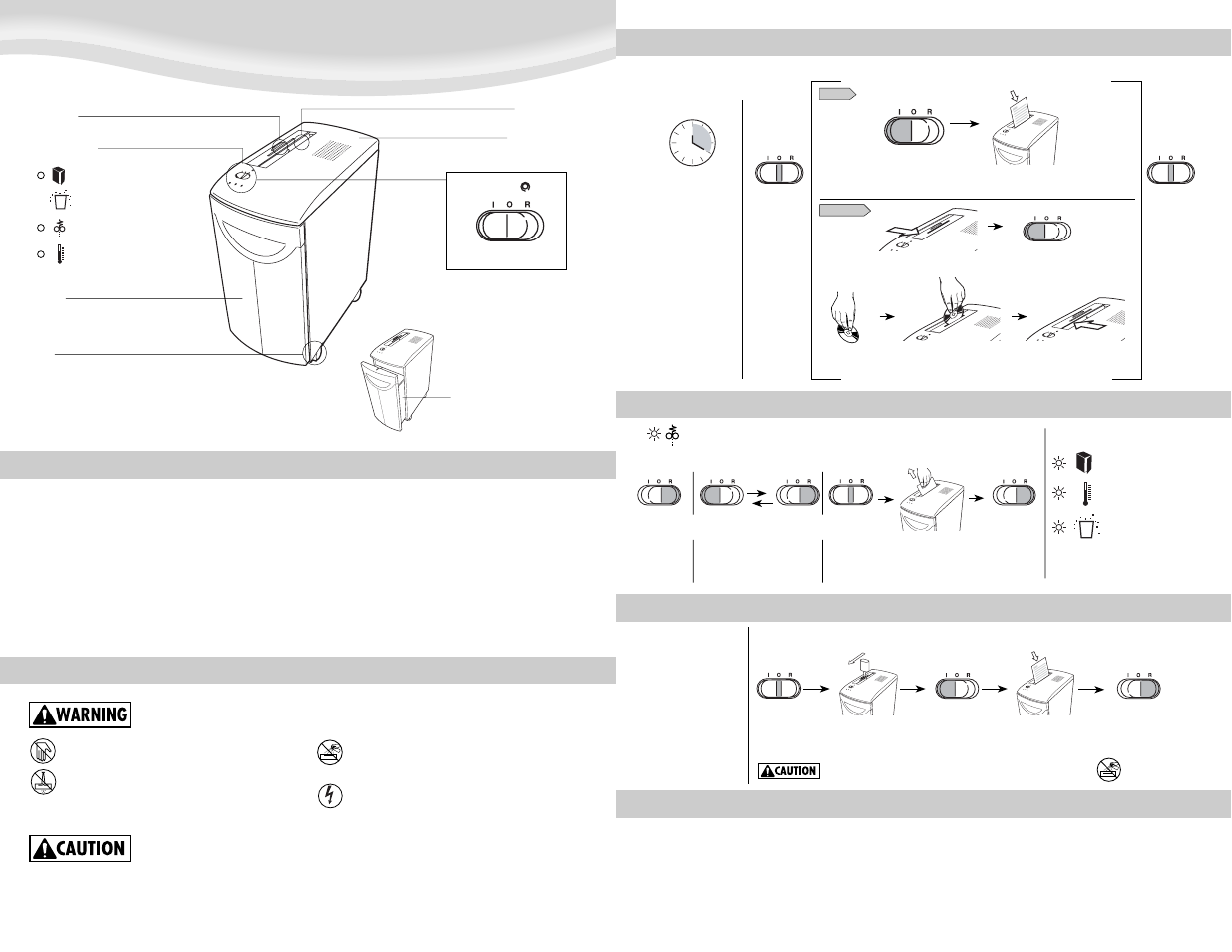 English, Capabilities, Important safety instructions — read before using | Operation troubleshooting, Warranty, Maintenance | FELLOWES SB-95C User Manual | Page 2 / 2
