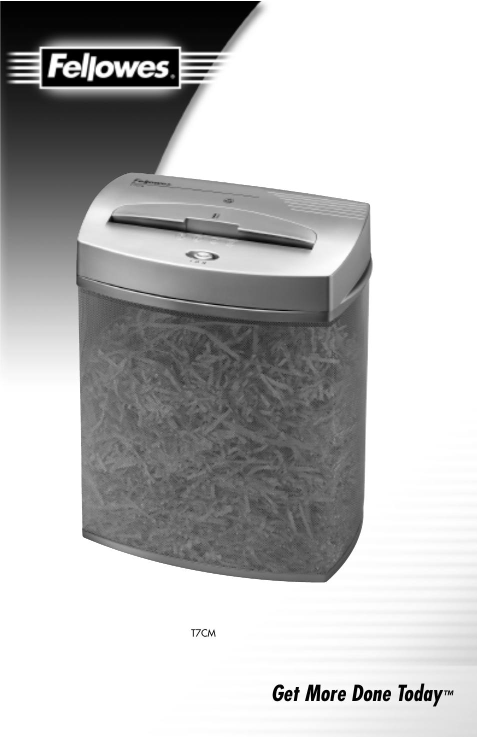 FELLOWES T7CM User Manual | 8 pages