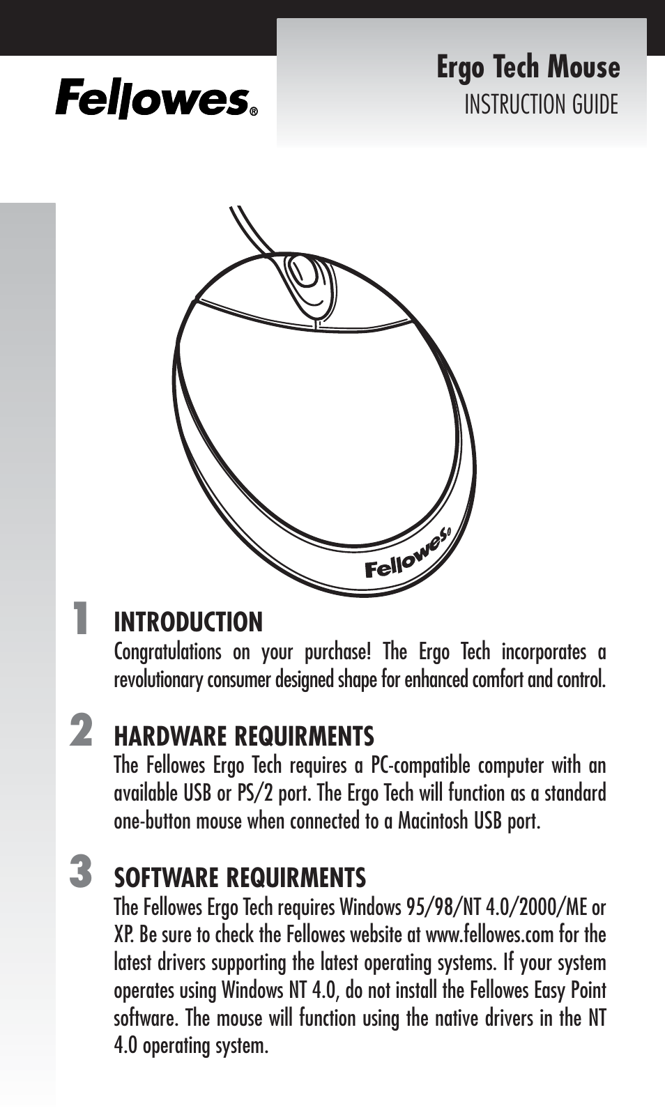FELLOWES Mouse User Manual | 8 pages