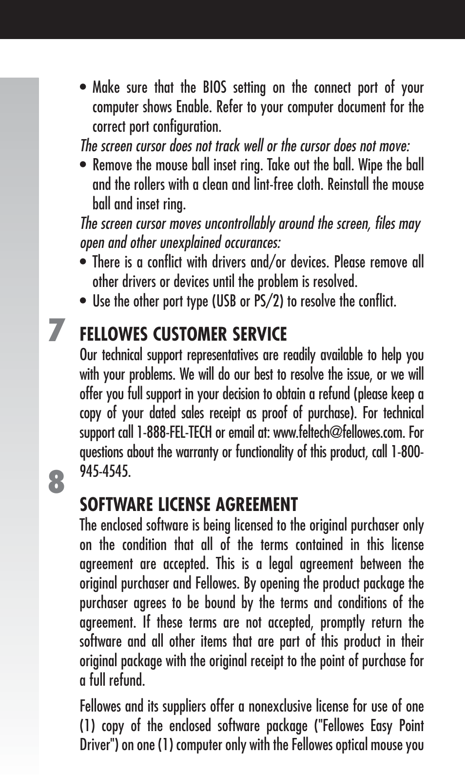 FELLOWES Mouse User Manual | Page 4 / 8