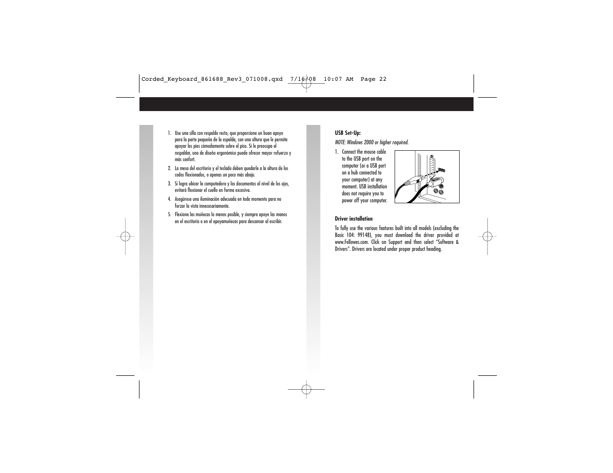 FELLOWES 861688 User Manual | Page 3 / 12