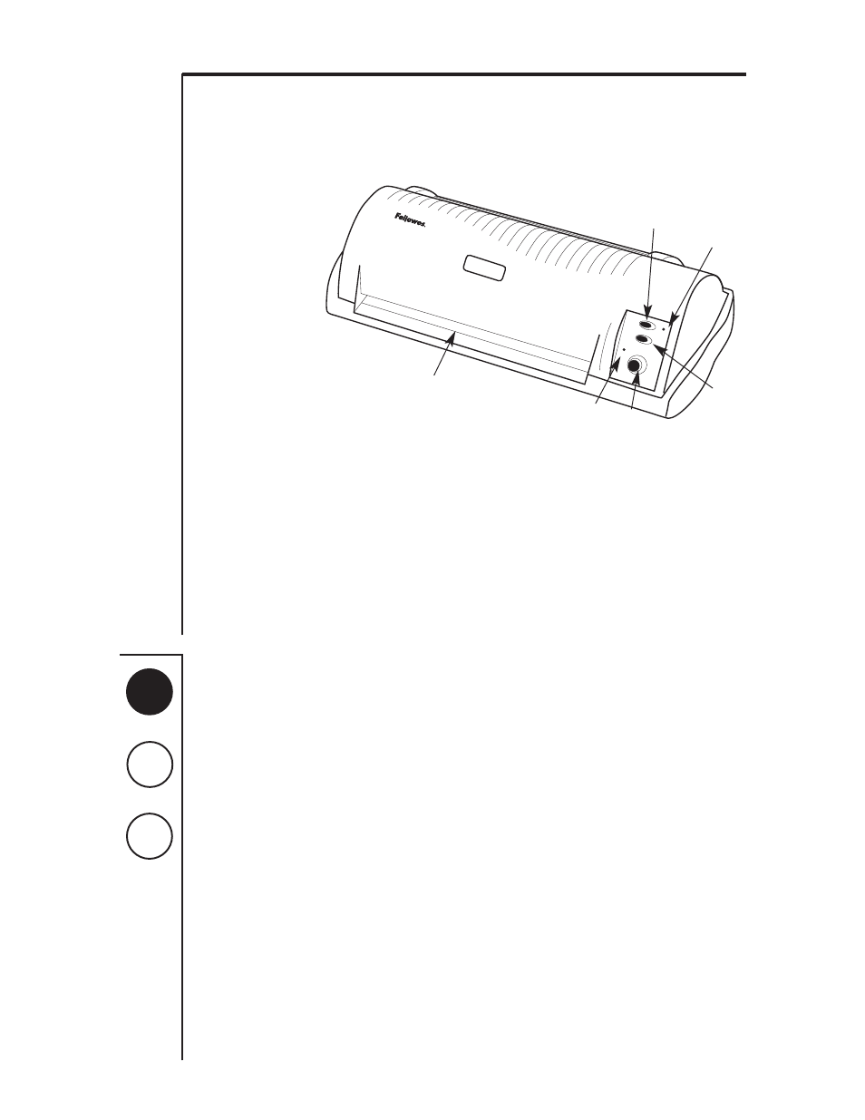 Ab c, Equipment parts, Safety instructions | Electrical safeguards | FELLOWES GXL 125 User Manual | Page 2 / 5