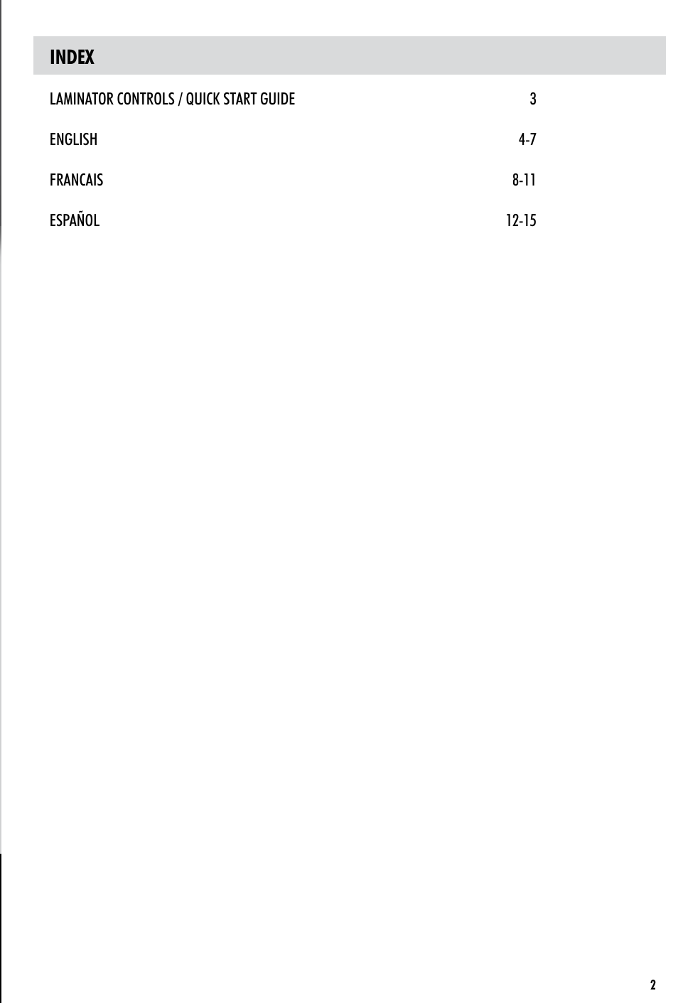 FELLOWES Helios 60 User Manual | Page 2 / 8