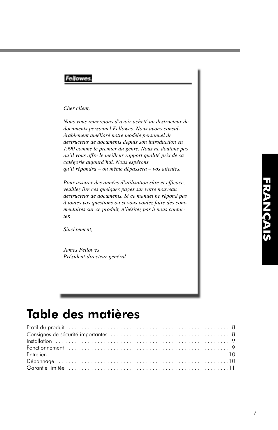 FELLOWES PS-62C User Manual | Page 8 / 21