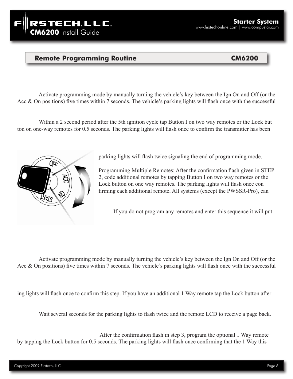 Cm6200 install guide | Firstech, LLC. CM6200 User Manual | Page 6 / 33