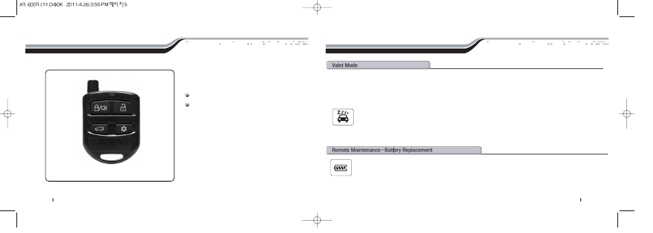 Remote reference quick reference | Firstech, LLC. VA5JR260A433 User Manual | Page 3 / 8