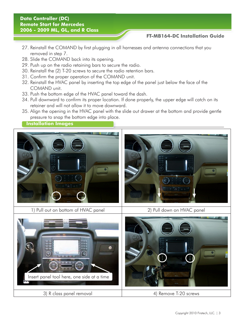 Firstech, LLC. DATA CONTROLLER FT-MB164-DC User Manual | Page 3 / 5