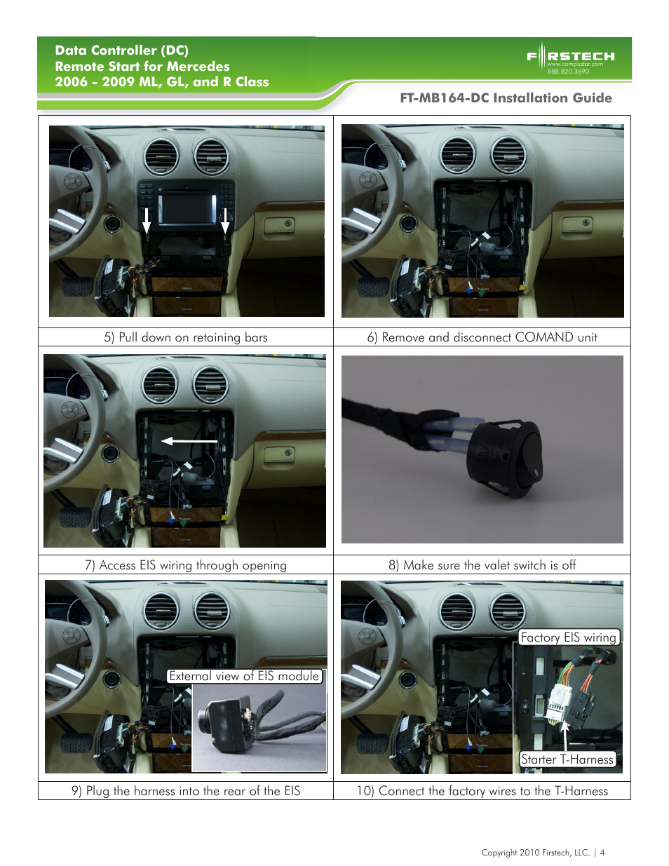 Firstech, LLC. DATA CONTROLLER FT-MB164-DC User Manual | Page 4 / 5