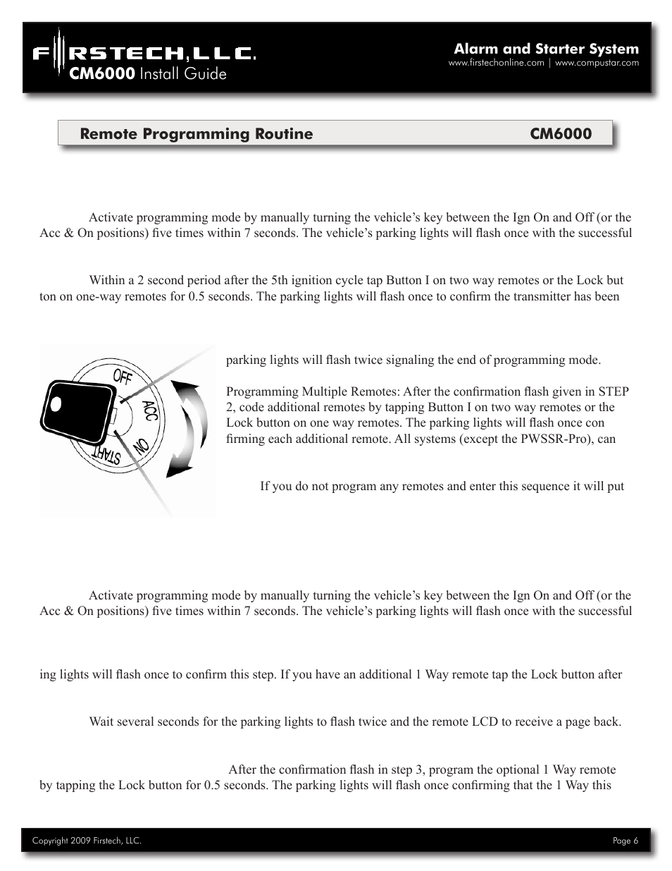 Cm6000 install guide | Firstech, LLC. RF-2W900FM-5PT User Manual | Page 6 / 35