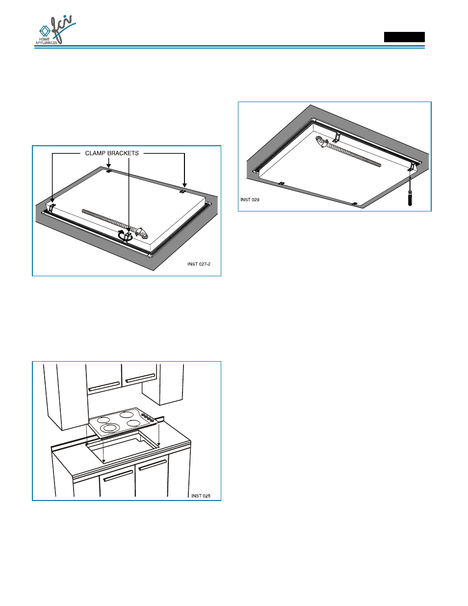 Installation manual | FCI Home Appliances ECCB 30" User Manual | Page 10 / 40