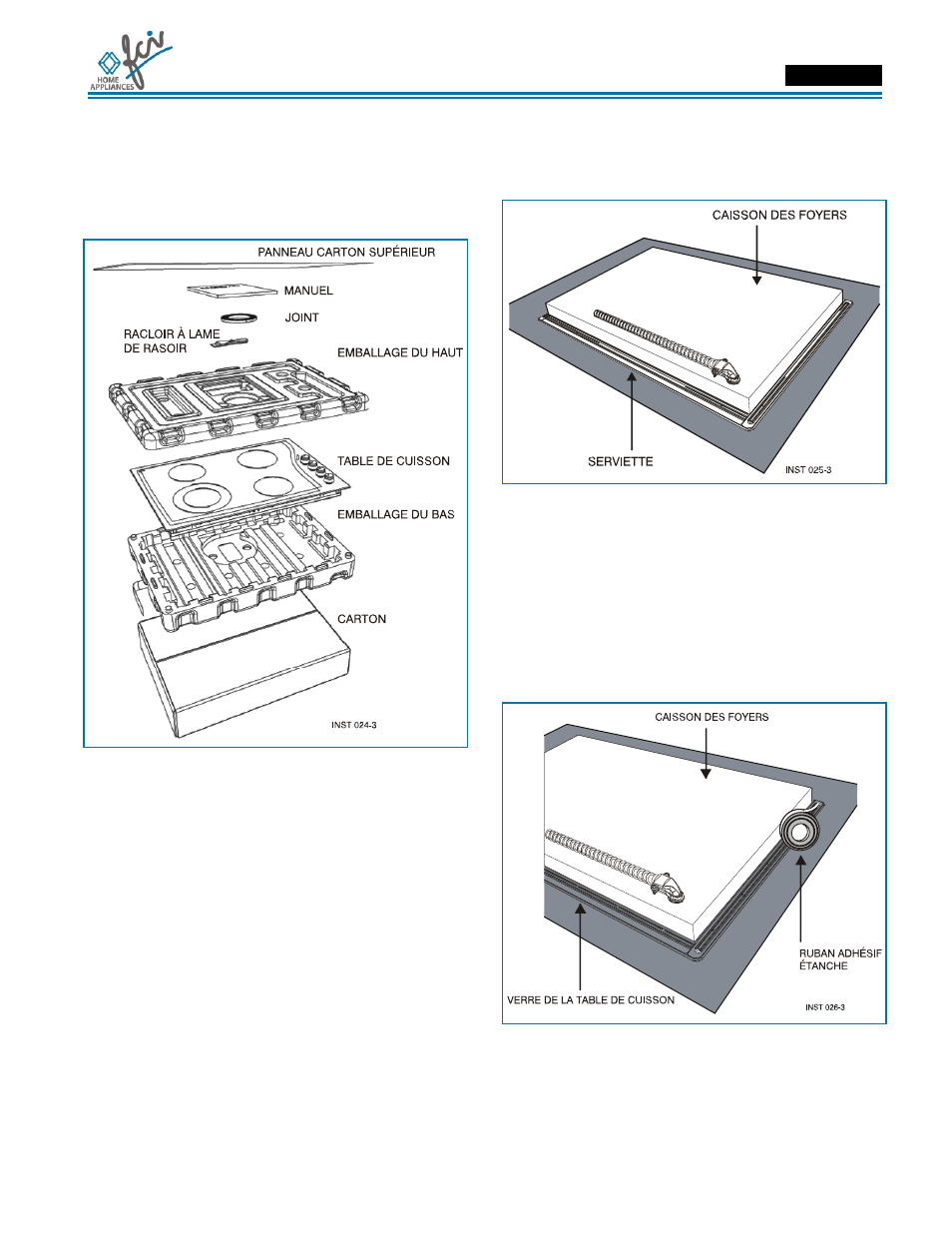 Manuel d’installation | FCI Home Appliances ECCB 30" User Manual | Page 21 / 40