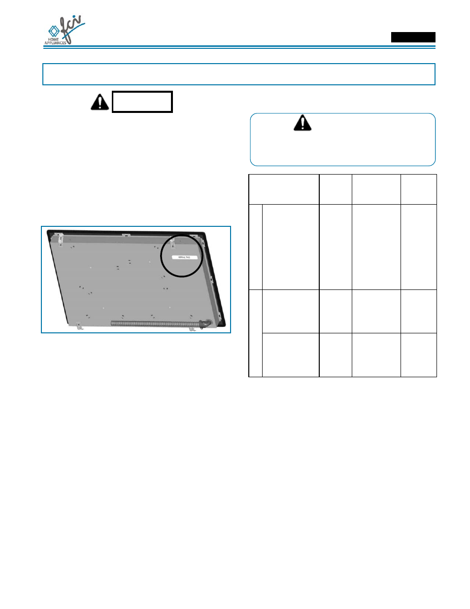 Manual de instalación, Conexiones eléctricas, Peligro | Advertencia | FCI Home Appliances ECCB 30" User Manual | Page 36 / 40