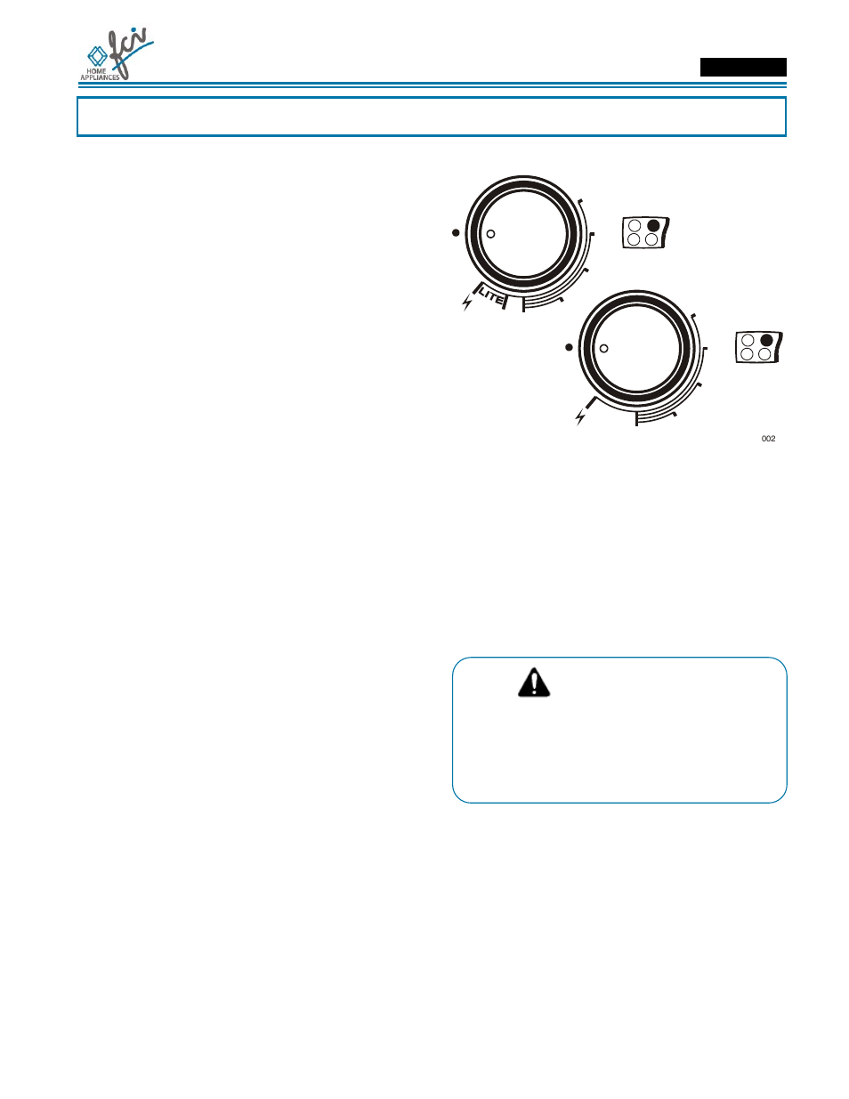 Manuel d’utilisation et d’entretien, Fonctionnement de la table de cuisson, Avertissement | Model cogb français, Utilisation des boutons de commande | FCI Home Appliances COGB33062 User Manual | Page 19 / 40