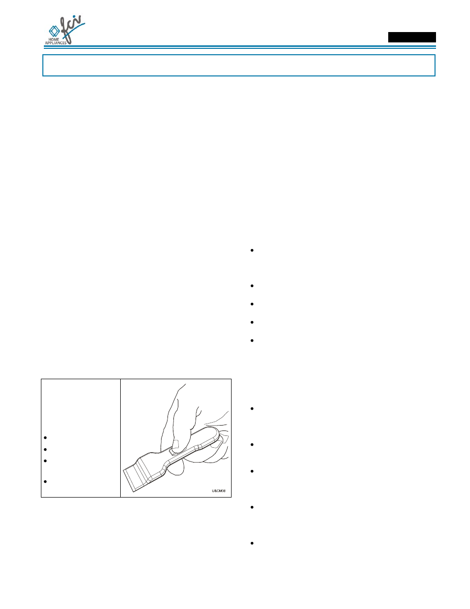 Manuel d’utilisation et d’entretien, Nettoyage de la table de cuisson | FCI Home Appliances ECCB 36 User Manual | Page 27 / 48