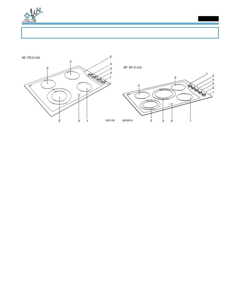 Use & care manual, Models and part identification | FCI Home Appliances ECCB 36 User Manual | Page 6 / 48