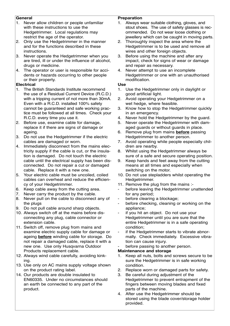 Flymo HT600 User Manual | Page 3 / 8